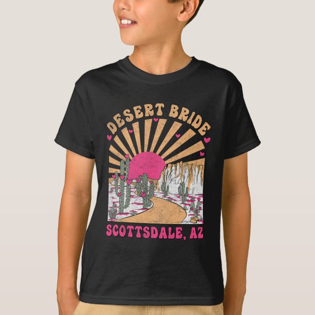 Desert Bride Scottsdale Bride Squad Bachelorette P T-Shirt (Vorderseite)