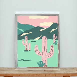 Desert Cactus Fotodruck