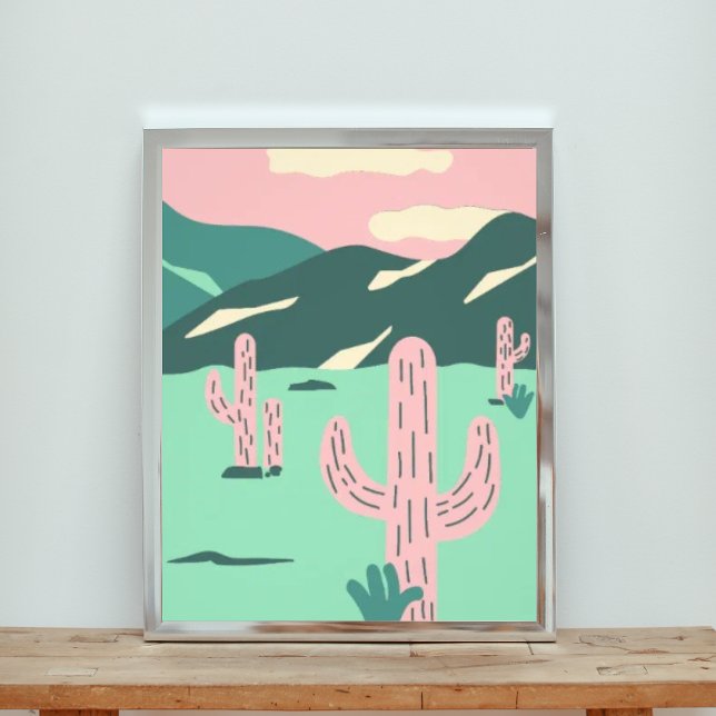 Desert Cactus Fotodruck (Von Creator hochgeladen)