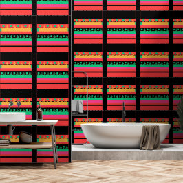 Desert Cactus Geo Horizontal Tapete