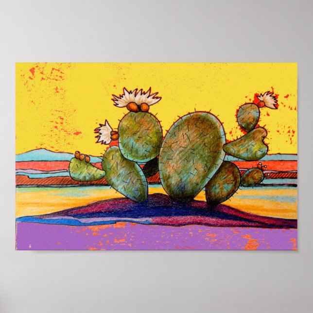 Desert Cactus Poster (Vorne)