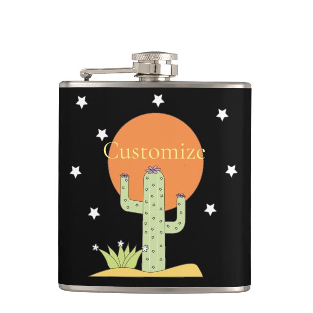Desert Cactus Sun Thunder_Cove Flachmann (Vorderseite)