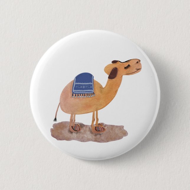 Desert Camel Button (Vorderseite)