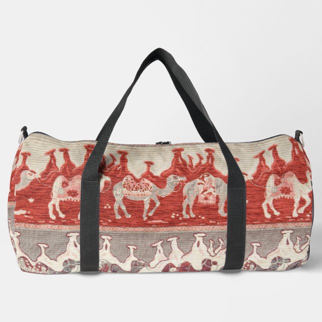 Desert Camels Caravan Art Duffle Bag (Vorderseite)