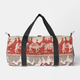 Desert Camels Caravan Art Duffle Bag