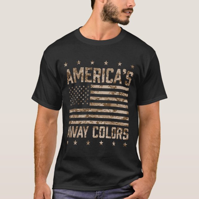 Desert Camouflage America_s Away Colors T Shirt 20 (Vorderseite)