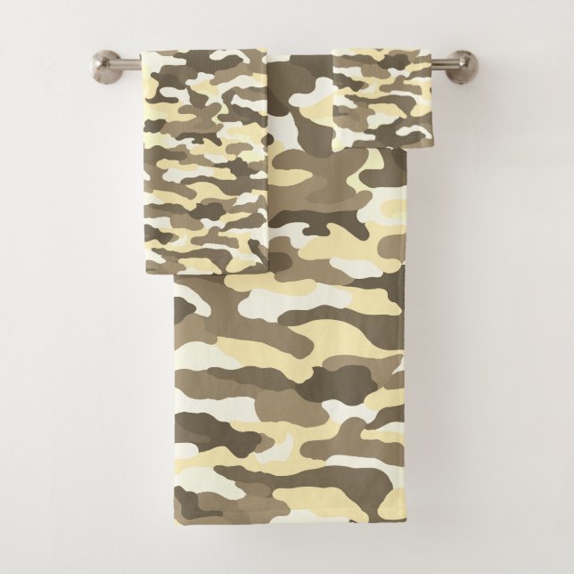 Desert Camouflage Badhandtuch Set (Insitu)