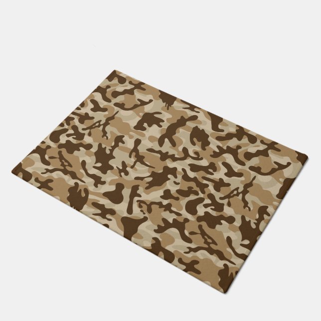 Desert Camouflage Fußmatte (Schrägansicht)