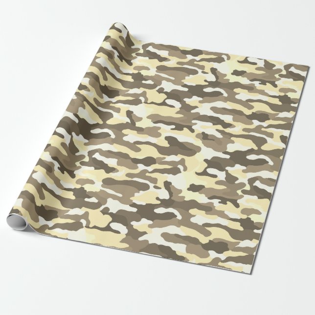 Desert Camouflage Geschenkpapier (Ungerollt)
