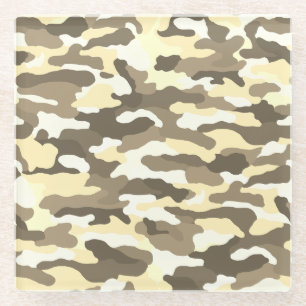 Desert Camouflage Glasuntersetzer