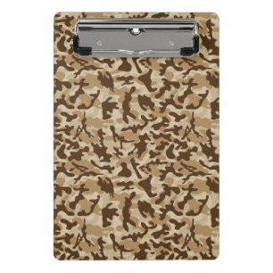 Desert Camouflage Mini Klemmbrett