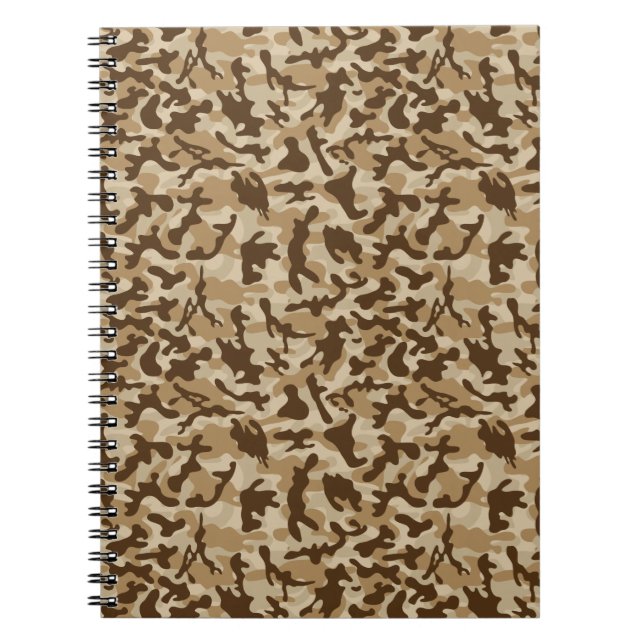 Desert Camouflage Notizblock (Vorderseite)