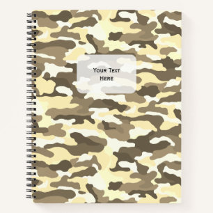 Desert Camouflage Notizbuch