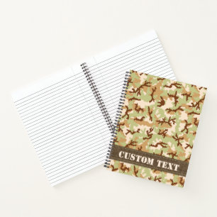 Desert Camouflage Notizbuch