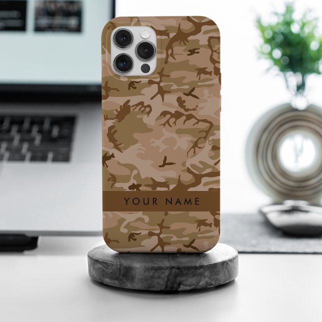 Desert Camouflage Pattern, Ihr Name, Personalisier iPhone Hülle (Von Creator hochgeladen)