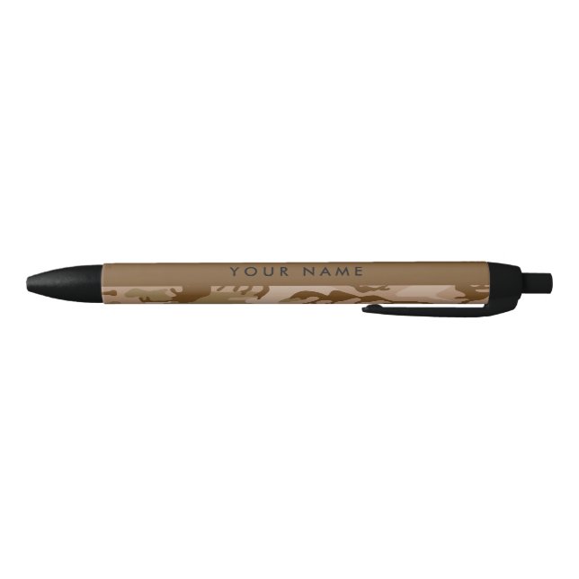Desert Camouflage Pattern, Ihr Name, Personalisier Kugelschreiber (Unterseite)