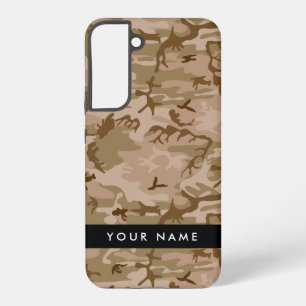Desert Camouflage Pattern, Ihr Name, Personalisier Samsung Galaxy Hülle