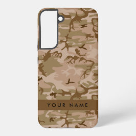 Desert Camouflage Pattern, Ihr Name, Personalisier Samsung Galaxy Hülle