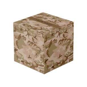Desert Camouflage Pattern, Ihr Name, Personalisier Würfel
