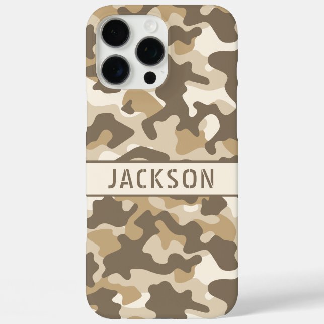 Desert Camouflage Personalized Case-Mate iPhone Hülle (Rückseite)