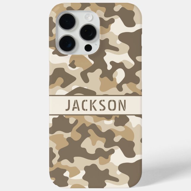 Desert Camouflage Personalized Case-Mate iPhone Hülle (Rückseite)