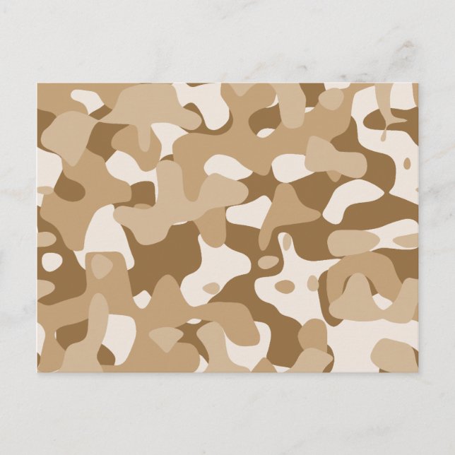 Desert Camouflage Postkarte (Vorderseite)