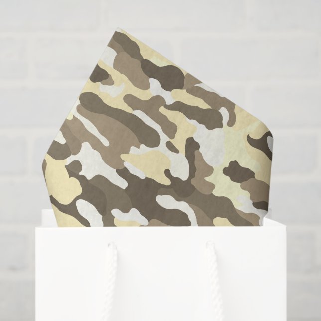 Desert Camouflage Seidenpapier (Geschenktüte)