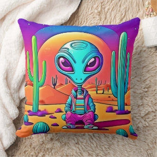 Desert Chillin Alien Art Kissen