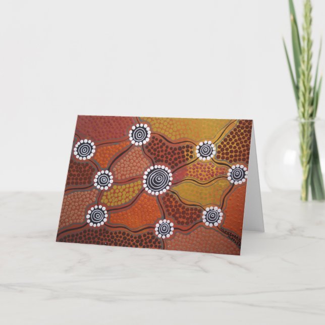 Desert Corroboree Karte (Vorderseite)