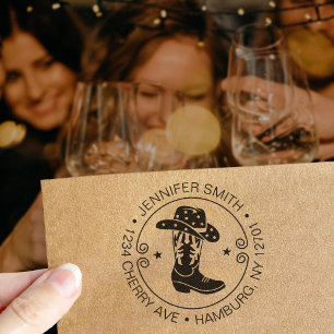 Desert Cowgirl Last Rodeo Junggeselinnen-Abschied Permastempel