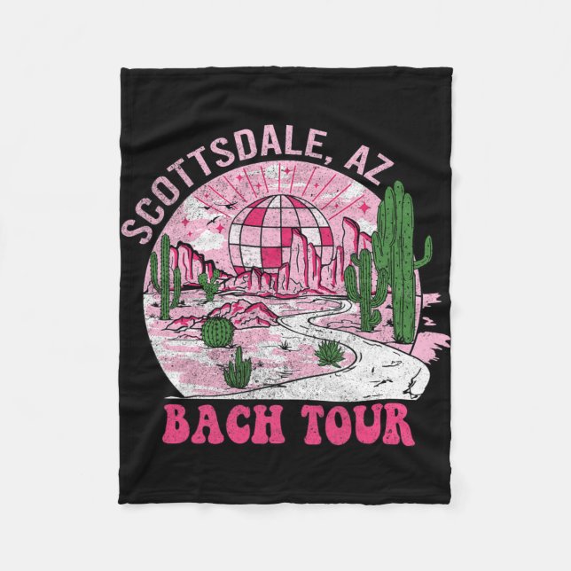 Desert Disco Scottsdale Junggeselinnen-Abschied We Fleecedecke (Vorderseite)