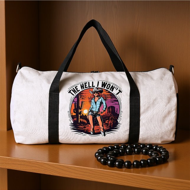 Desert Diva: Cowgirl Charm Duffle Bag (Von Creator hochgeladen)