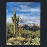 Desert Dreams Saguaro Foto Puzzle<br><div class="desc">Hallo ! Ich hoffe,  Sie mögen dieses Foto,  das ich auf meinen Reisen und Abenteuern! Füge deinen eigenen Text hinzu und Karo meine Shops für mehr!</div>