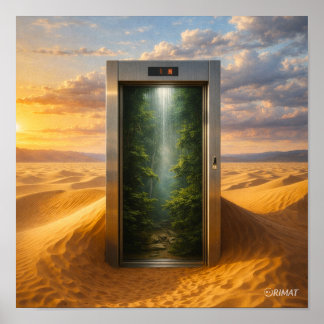 Desert Elevator Poster