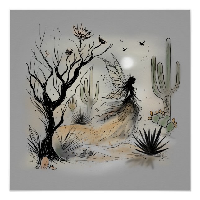 Desert Fairy Poster (Vorderseite)