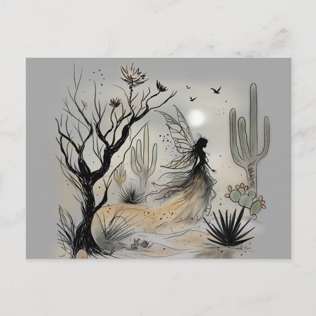 Desert Fairy Postkarte (Vorderseite)