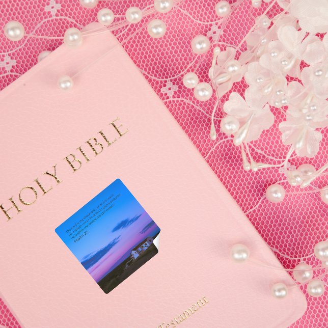 Desert Faith Collection – Psalm 23:1-2 Sticker (Von Creator hochgeladen)