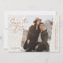 Desert Floral Save The Date