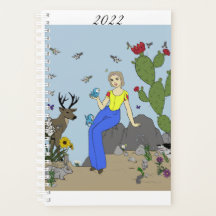 Desert Girl and Animals