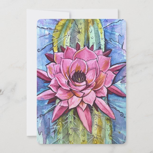 Desert Heart Feiertagskarte (Vorderseite)