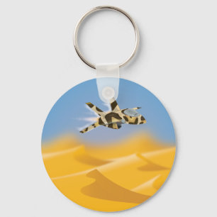 Desert Jet Fighter Schlüsselanhänger