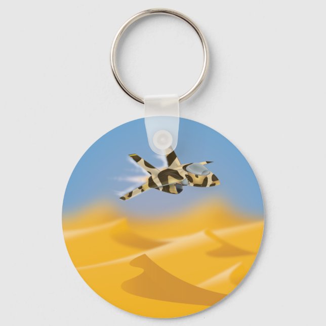 Desert Jet Fighter Schlüsselanhänger (Vorderseite)