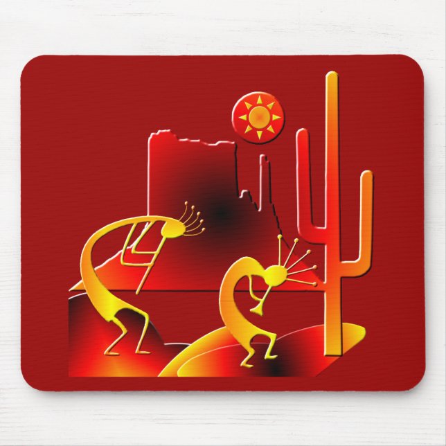 Desert Kokopelli Mousepad (Vorne)