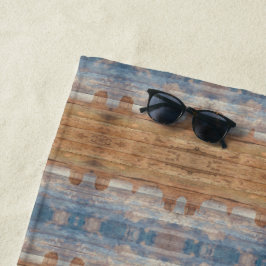 Desert Landscape Sandstone Buttes And Heavenly Sky Strandtuch