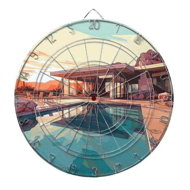 DESERT LIVING #3 DARTSCHEIBE (vorne)