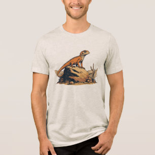Desert Lizard Vintag Style Tri-Blend Shirt
