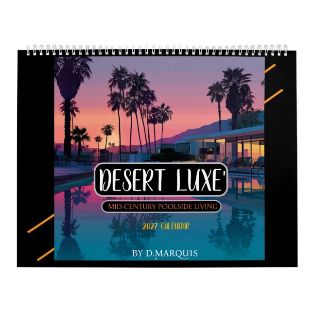 DESERT LUXE' 2027 KALENDER (Titelbild)