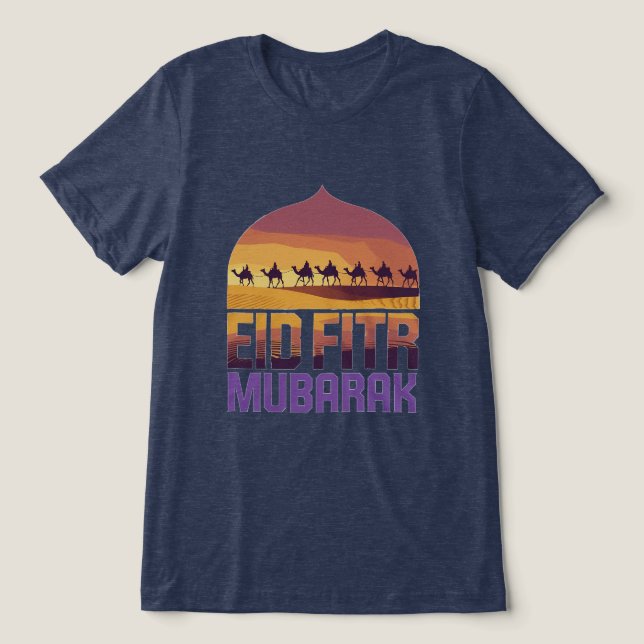 Desert Majestät Tri-Blend Shirt (Design Vorderseite)