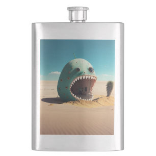 Desert monster house flachmann