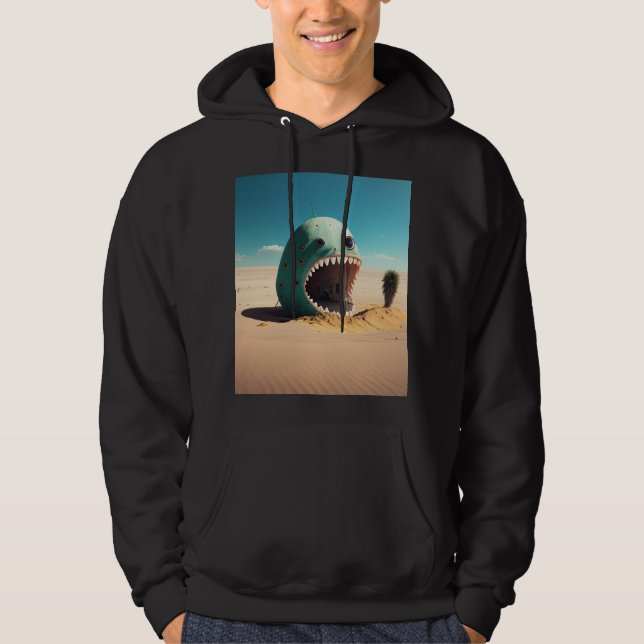Desert monster house hoodie (Vorderseite)